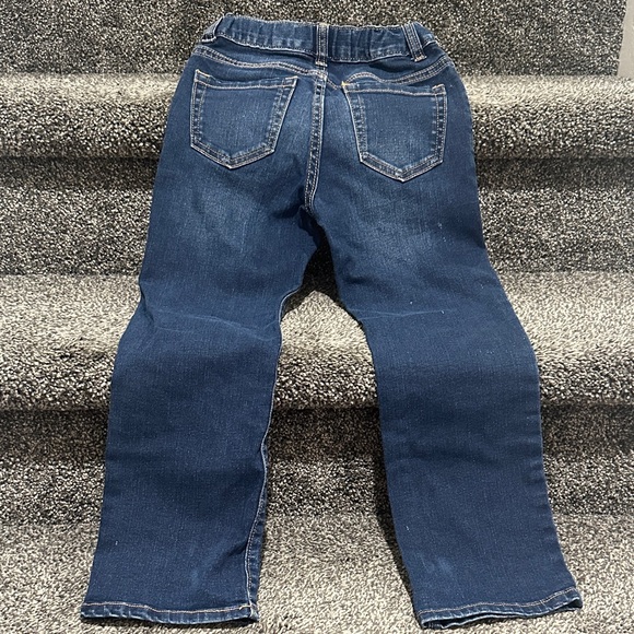 Old Navy Athletic Built-In Flex Blue Denim Jeans Boys Size 6 - Picture 2 of 4
